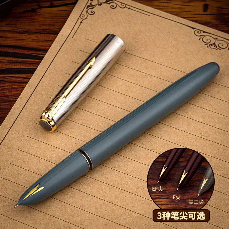 Nowy Hero 616/616S pióro wieczne EF/F/ohniaste 0.38 0.5MM stalówka artystyczna piękne czerwone kolory artykuły do ​​pisania długopisy biurowe długopis biurowy — zdjęcie produktu 5