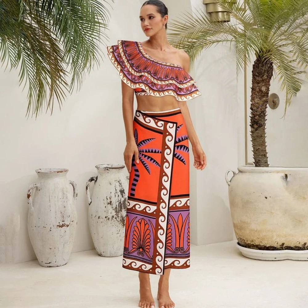 3 Pieces Bikini Set Sexy Women Swimsuit Swimwear Female Dress Cover Ups Push Up Bikini Set Beachwear Bathing Suit Swimming Suit