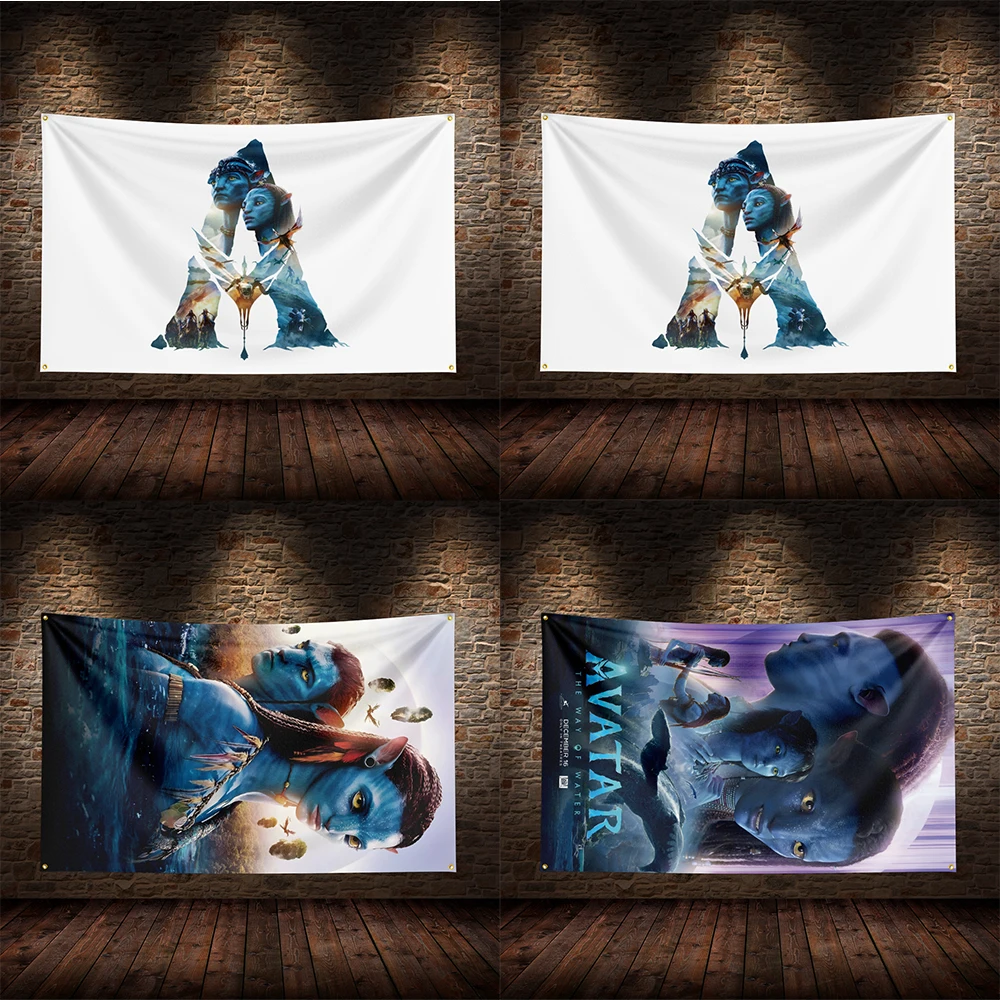 3x5 Ft A-Avatars Flag Warrior Movie Poster Adventure Tapestry Background Yard Idea For Party Banner Table Wall Decorati