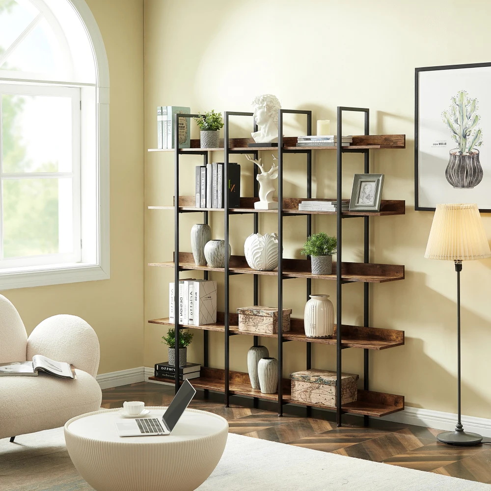 5 Tier Vintage Industrial Open - огляд і ціна Bookshelf 5 Tier