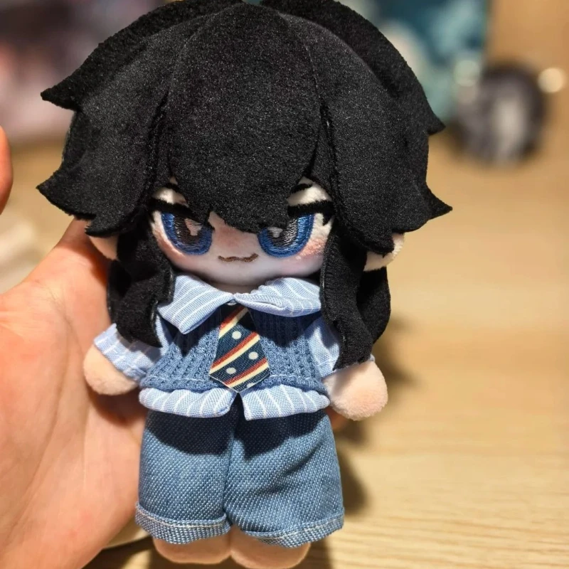 

10cm Anime Attributes Ghost Hunter Luo YunYing Kawaii Cosplay Soft Cotton Doll Body Cartoon Mini Toy Figures Fans Decor Gifts