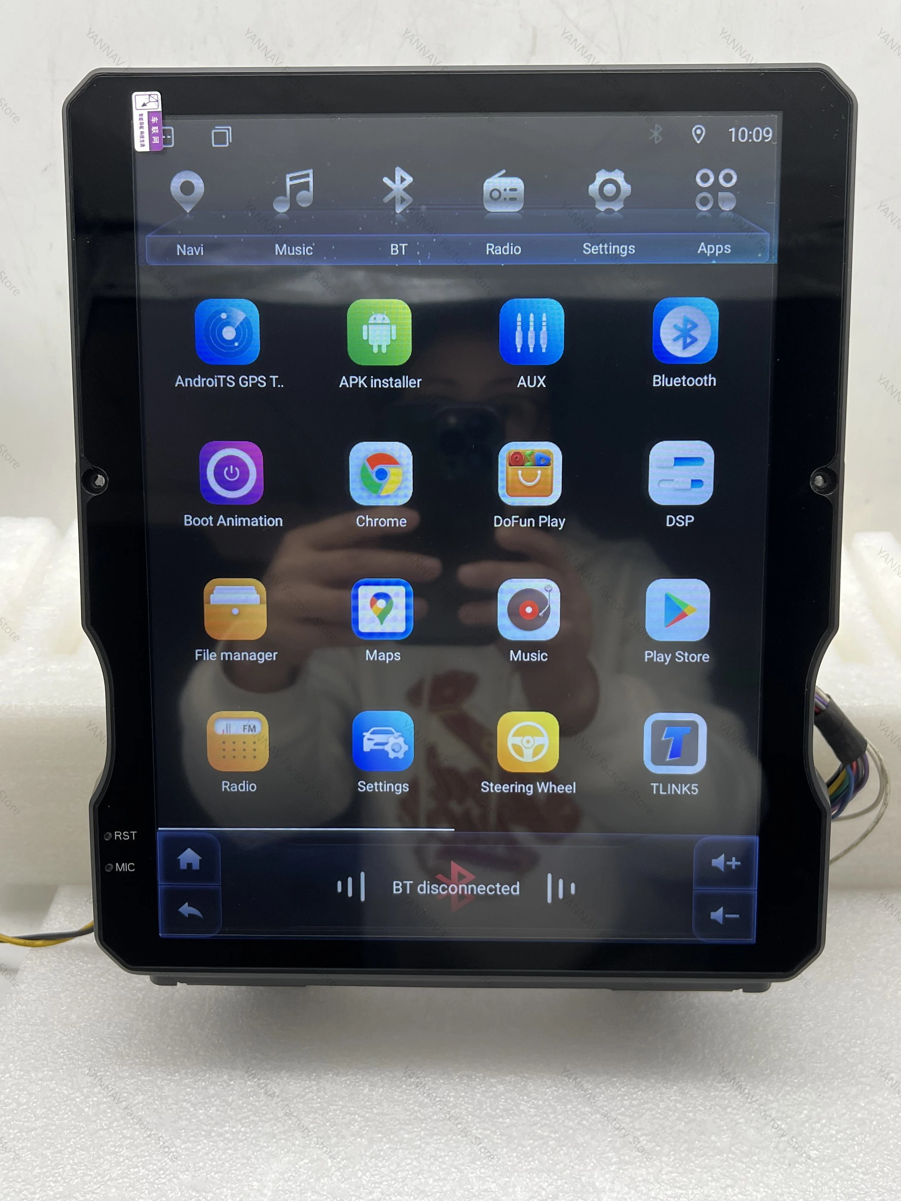 

Carplay Android 12.1" Vertical screen For Jeep Wrangler JK 2018-2023 Car Multimedia Player GPS Navigation Radio Tape Recorder
