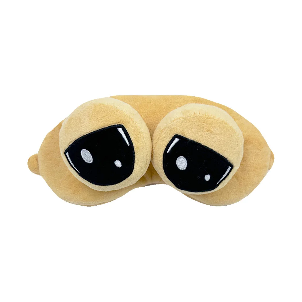 Cute Pet Alien Pou peluche pantofole in cotone Kawaii maschera per gli occhi fascia per bambini giocattoli inverno caldo pantofola bambini regali di