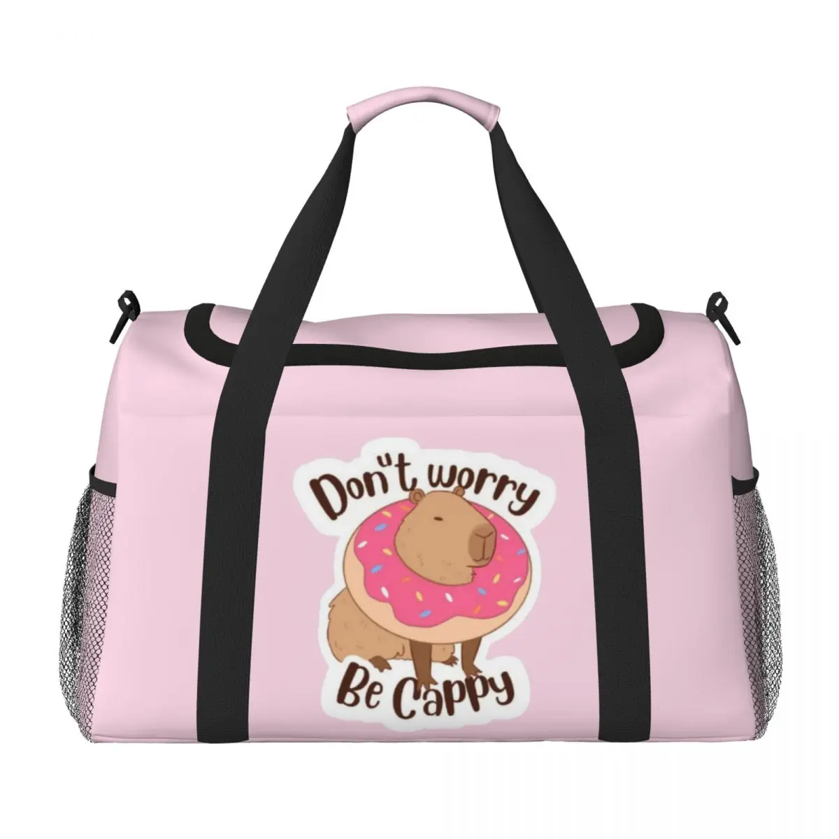 

Capy-bara Large Hand bags,Short Trip Business Trip Carry bag,Women Sport Duffle Bag Travel Handbag