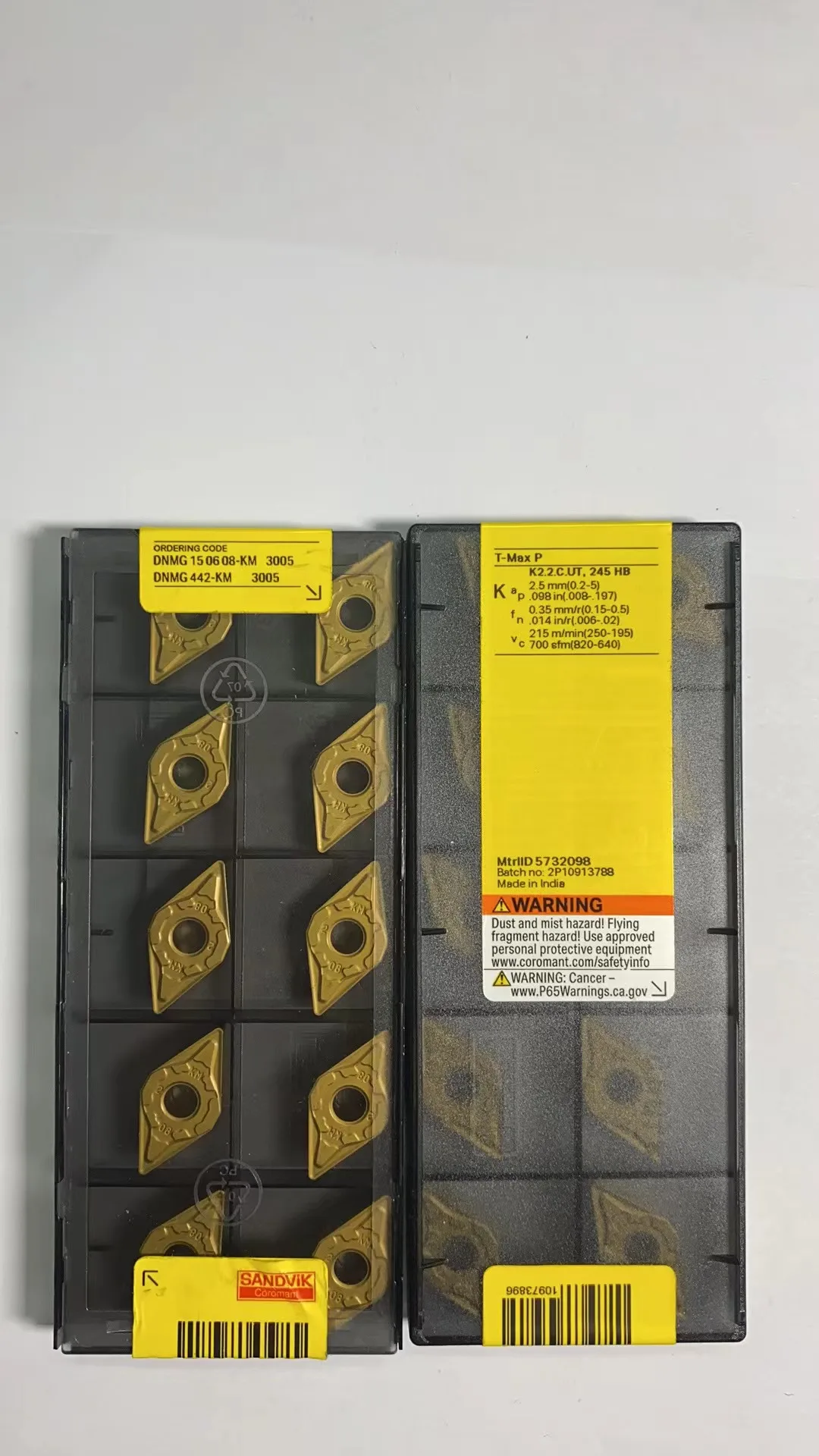 

CNC blade DNMG150608-KM 3005 Original genuine product clearance sale, only 10 boxes