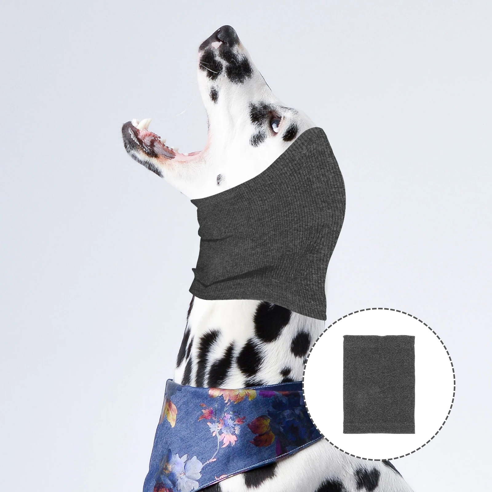 

Pet Earmuffs Covers Noise Protection Bath Grey Dog Ear Muffs Noise Protection M Size Water Washable Pet Supplies Dog Ear Wrap