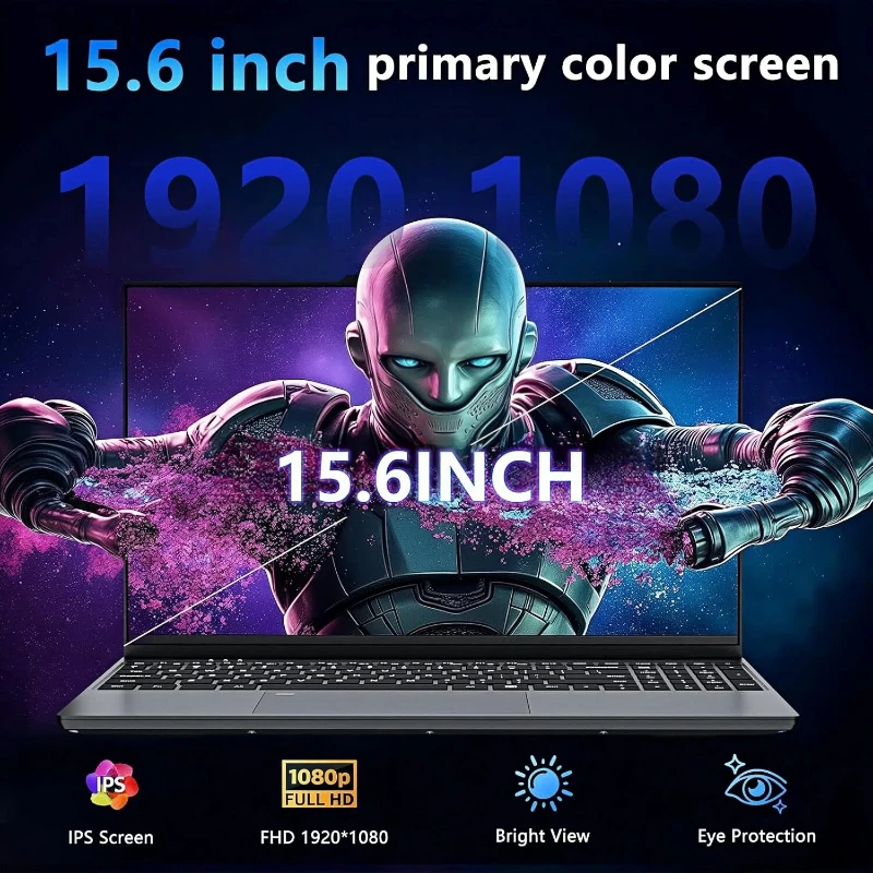 15.6-дюймовый игровой ноутбук на Windows 11 с процессором Intel Core i9-10980HK, 16 ГБ ОЗУ, 1 ТБ SSD, подсветкой клавиатуры и сканером отпечатков пальцев