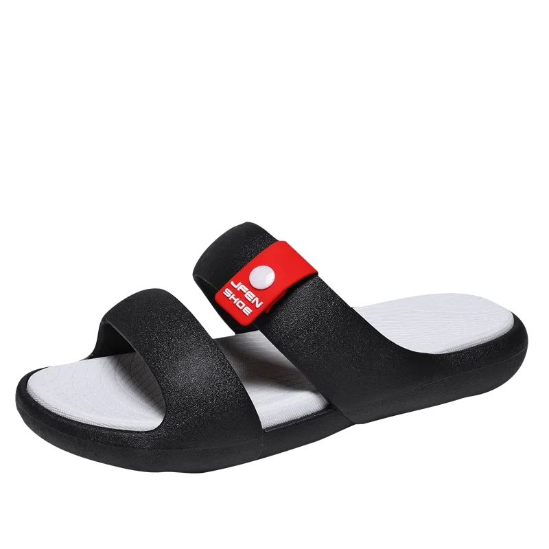 Daily Necessity Men Summer Slippers Anti Slip Design Student Outdoor Walking Leisure Footwear
