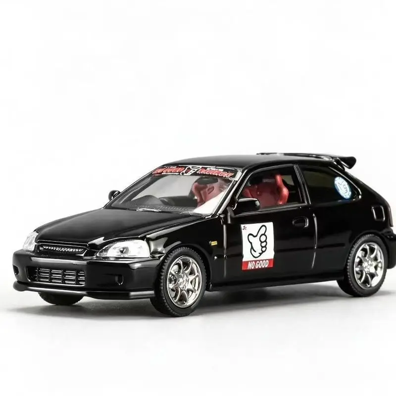 Motorhelix-MH 1/64 Honda Civic Type R (EK9) No Good Diecast Car Model Alloy Simulation Collection Toy Gift For Boys#peetyeee view 2