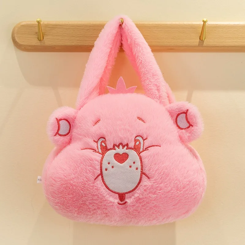 Miniso Kawaii Care Bear Pluszowa Portmonetka do Ręki Jest Najlepszym Prezentem Urodzinowym dla Dziewczynek. Torebka Care Bear na prezent świąteczny