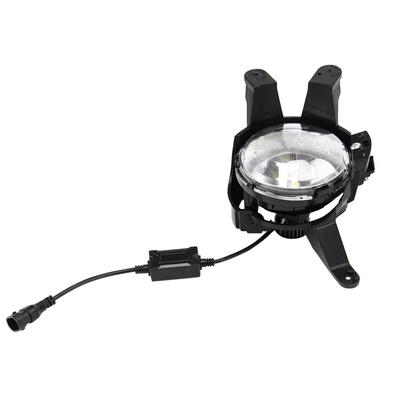 1 par de luces LED antiniebla para parachoques delantero de coche, luz antiniebla de conducción, lámpara de circulación diurna ABS negro para Chevrolet Cruze 2009-2014