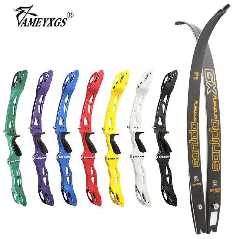 

Archery X9 25" ILF Bow Riser AM60 Aluminum Alloy Bow Handle With Signal Extender Hunting Recurve Bow Shooting Training