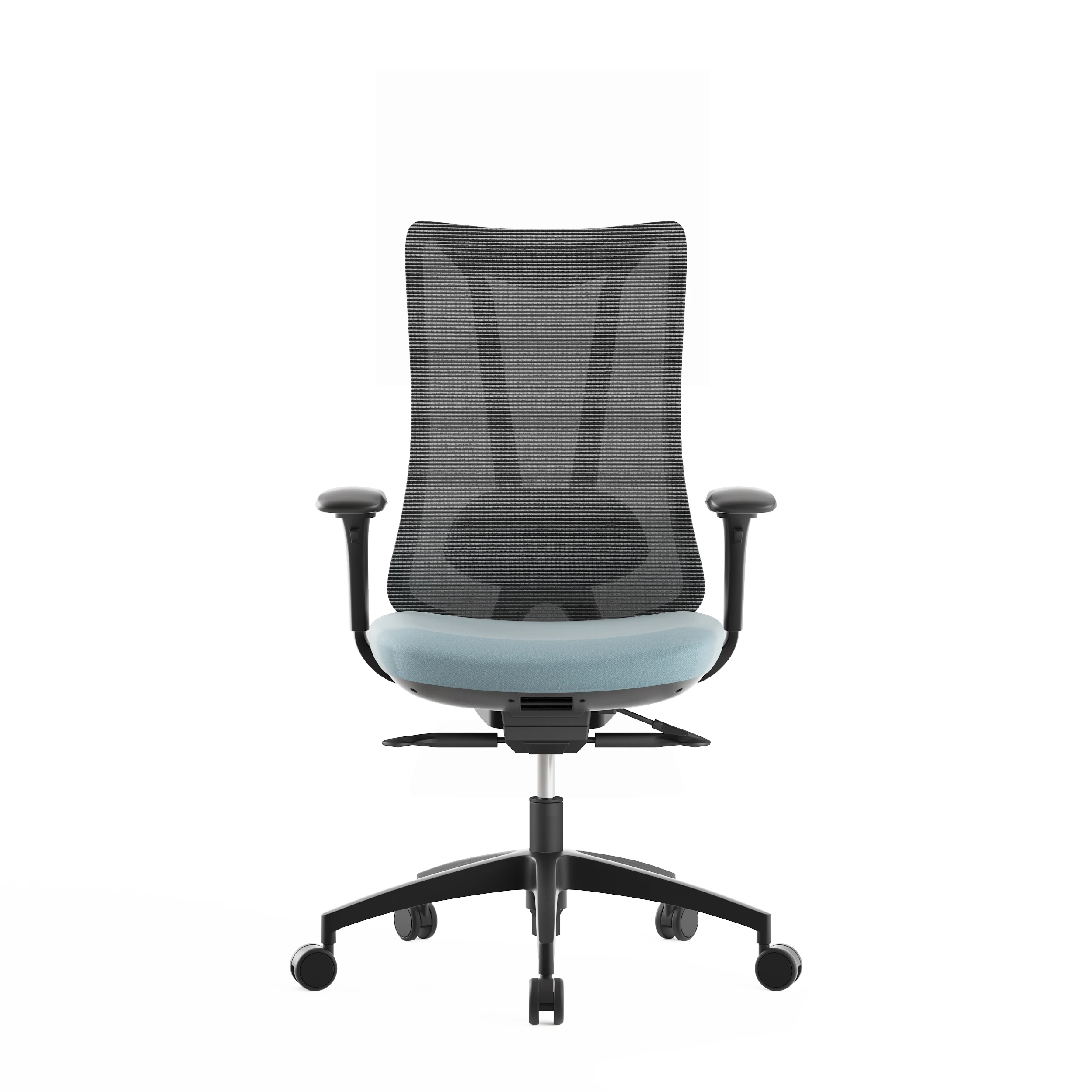 

4D Adjustable Ergonomic Mesh Swivel Boss Chair Aluminium/Nylon Base PU Armrest Move Chair Modern Executive Office Chair