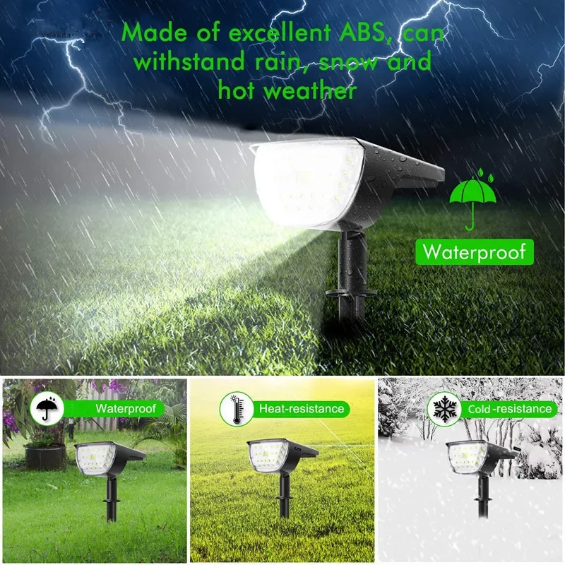 32LED Solar Light Waterproof Lawn Light Outdoor Courtyard Landscape Light Human Body Induction Wall Light Light Control Sensor