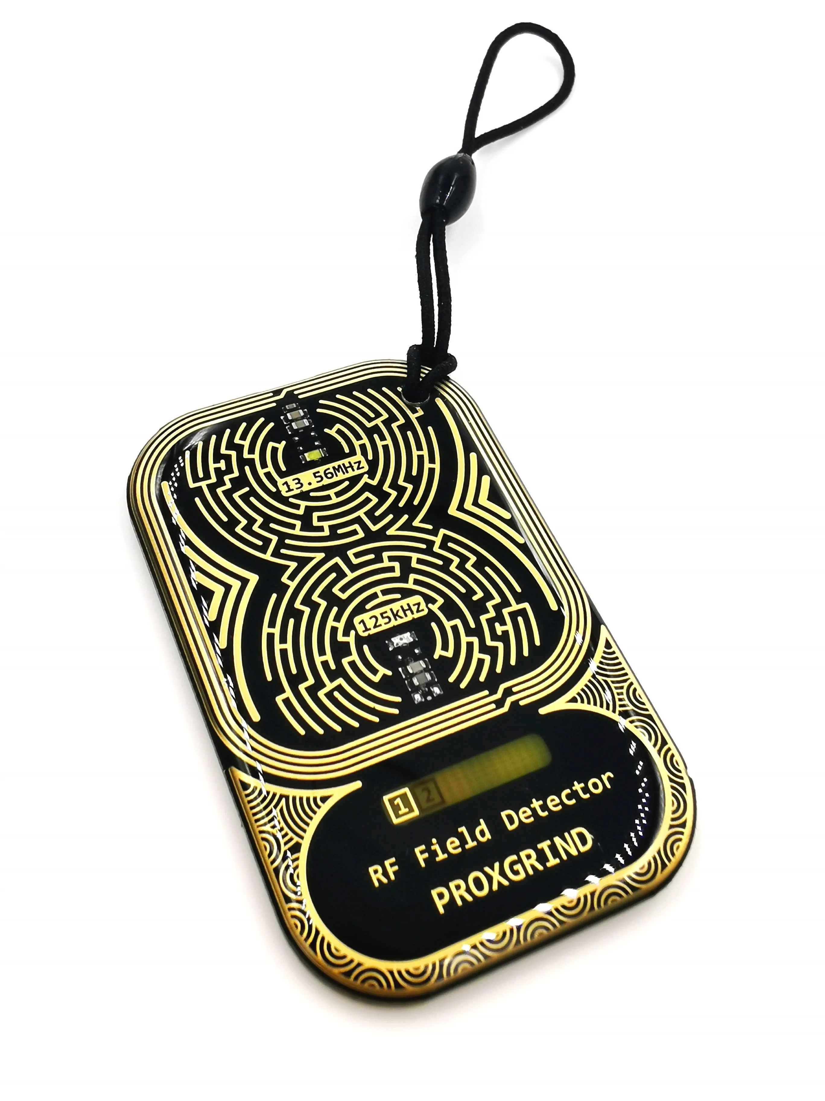 Proxgrind RFID Field Strength Test Card RF Detector Frequency Detection Epoxy Keychain IC ID Access Reader