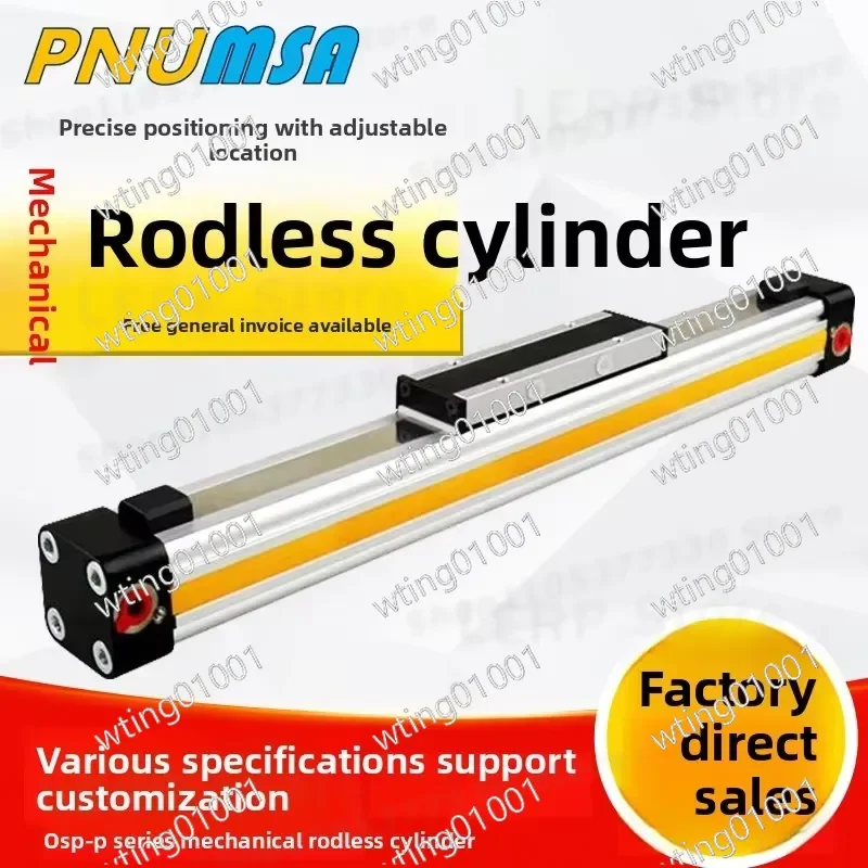 for OSP-P25 High Speed Rodless Cylinder with Mechanical Guide Rail 300 400 500 600 700 800 900 Stroke Precision Linear