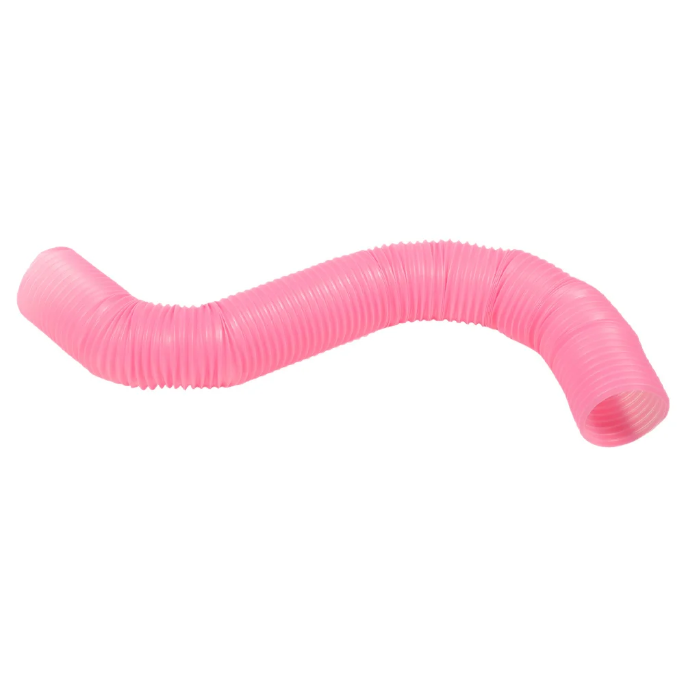 

Pink Hamster Tunnel Flexible Plastic Tube for Small Pets Exercise Play Area Hideout Fun Training Cage Accessory