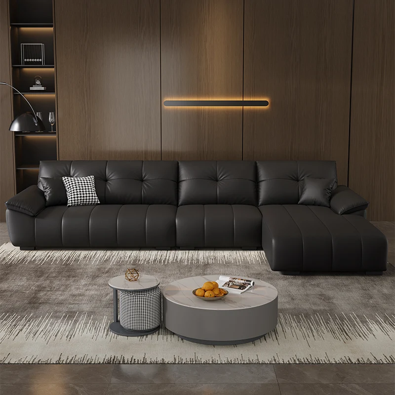 

Modern Lazy Living Room Sofas Conference Tables Office Leather Living Room Sofas Designer Lounge Muebles Postmodern Furniture