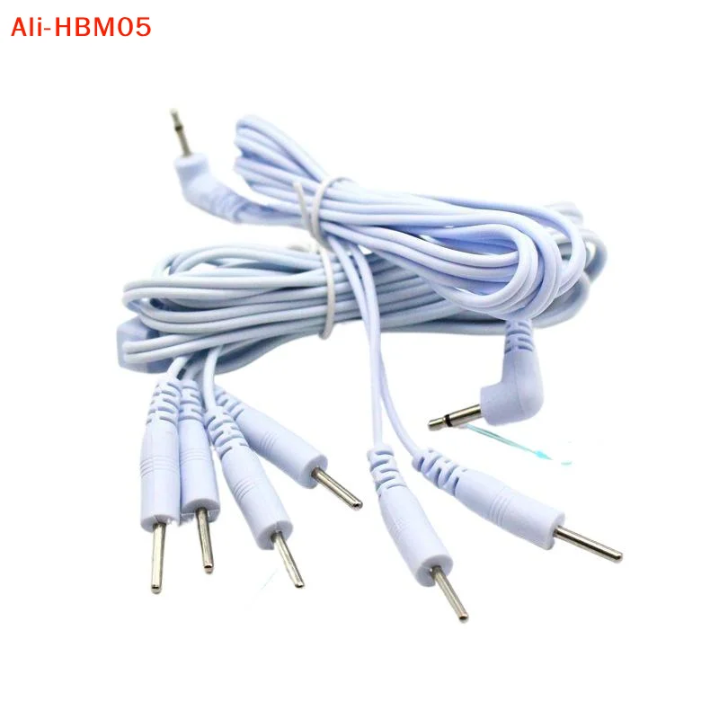(HB05)2-Way/4-way 2.0/2.5/3.5mm Plug Wire For Massager Electrical Nerve Muscle Stimulator Electrode Cable Line For Electrode Pad