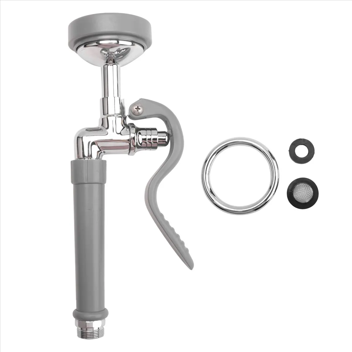 ABNH Kitchen Sink Sprayer Head, 1.42GPM Valve Dish Sprayer Nozzle with Ergonomic Handle, Faucet Parts for Kitchen Sink