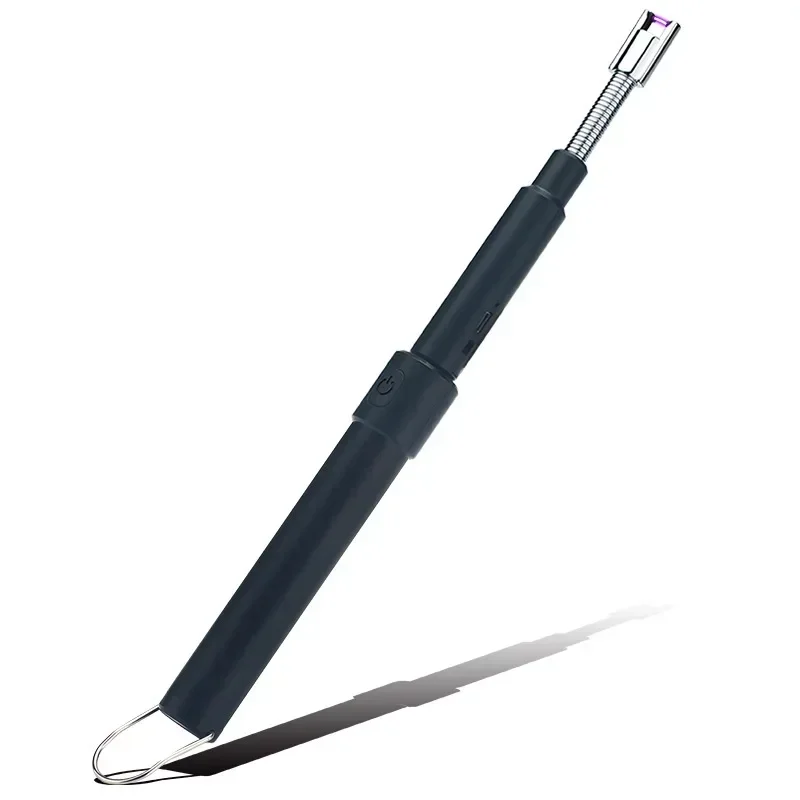 70CM BBQ-kaars USB-aanstekers Lange verstelbare oplaadbare keuken Winddichte sigarettenaanstekers Plasma gepulseerde krachtige boog