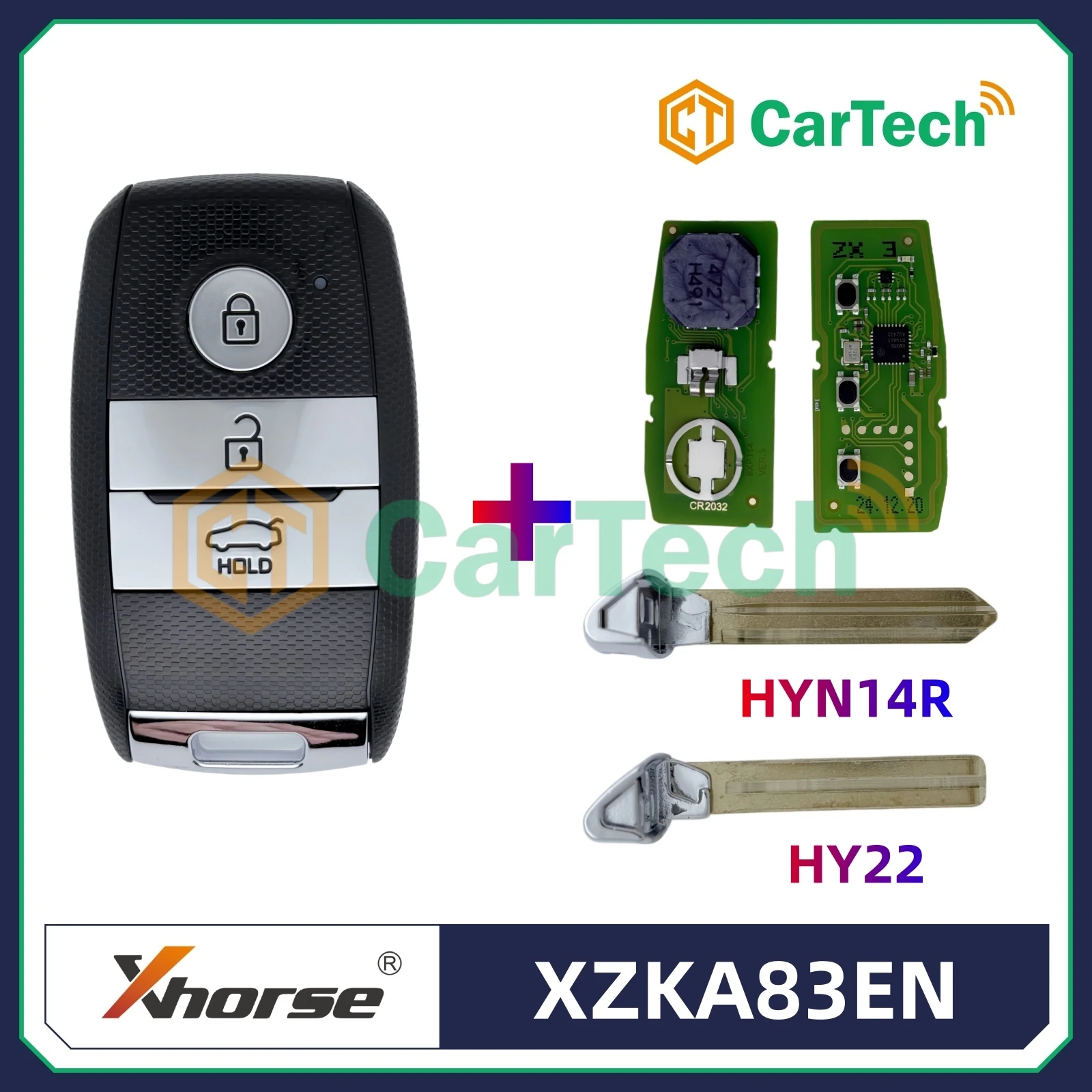 

1PCS XHORSE XZKA83EN Special PCB Board Exclusively for Hyundai & For Kia Models With Key Shell