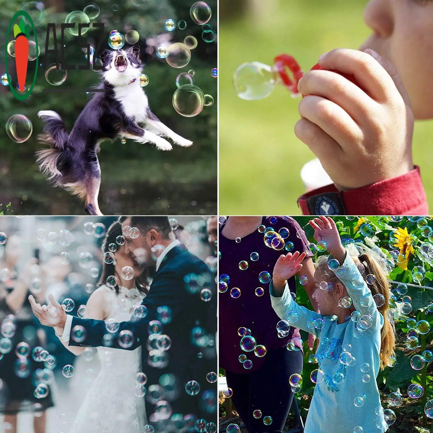 

AC52-15 шт., набор больших пузырьков для детей, креативное изготовление пузырей, красочные пузыри для активного отдыха и вечеринки