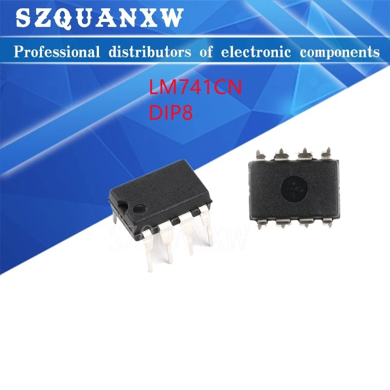 5PCS LM741CN DIP8 LM741 DIP DIP-8 741CN DIP-8 Operational Amplifier LM741C