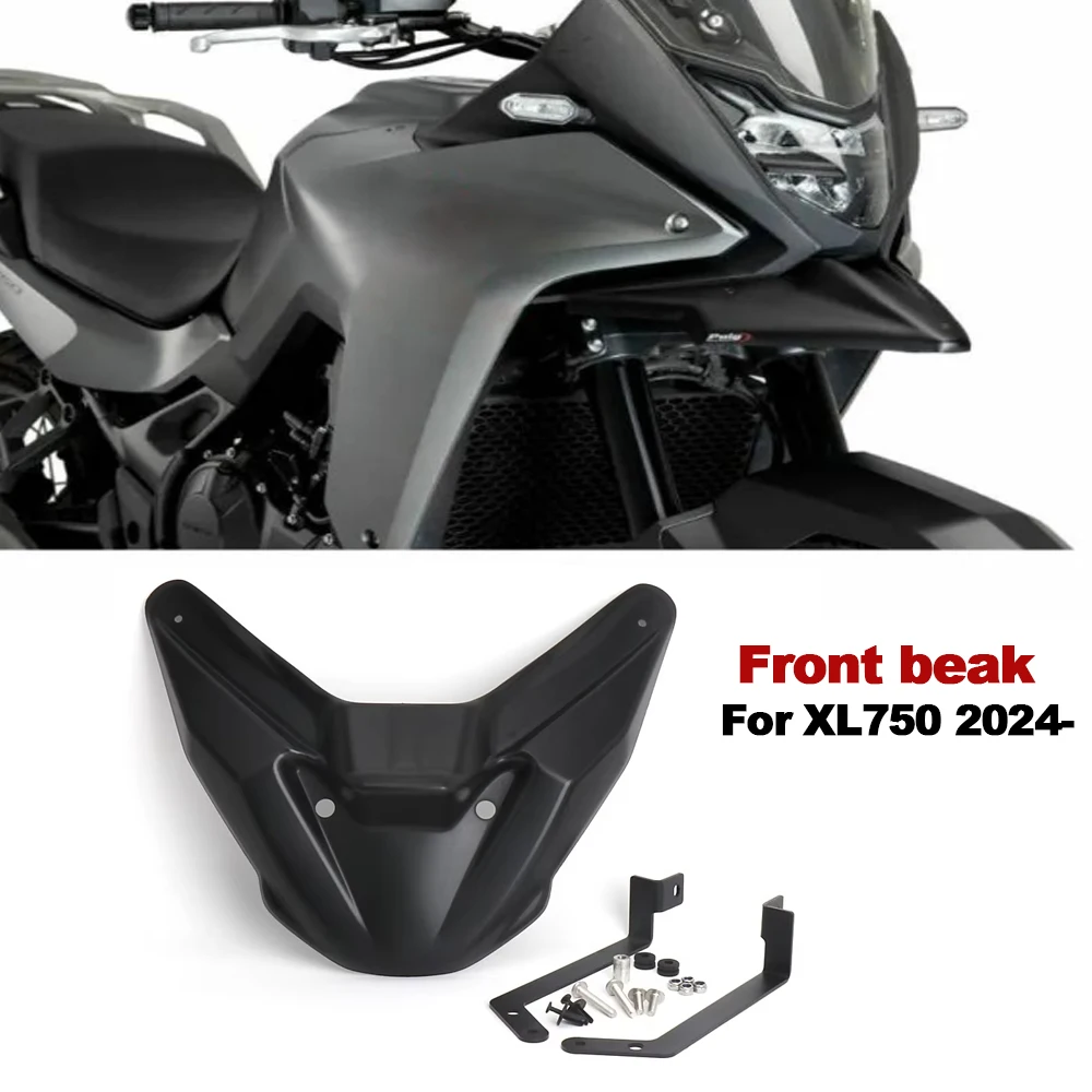 

For Honda XL 750 TRANSALP 2023 2024 Motocycle Accessories Wheel Extender Front Fender Beak Fairing Cowl Extension Cover