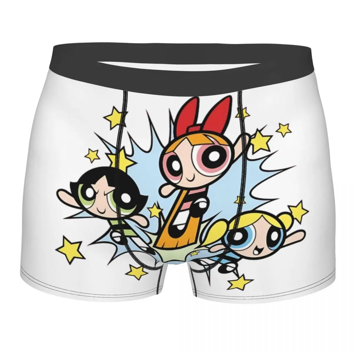 

Cool Cartoon Animation Powerpuff Girls Boxers Shorts Underpants Men's Stretch Briefs Underwear