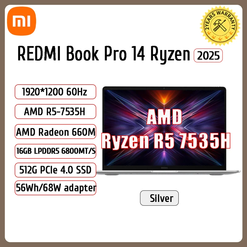Xiaomi Laptop REDMI Book 14 /REDMI Book 16 R5-7535H/R7-7735H 16G