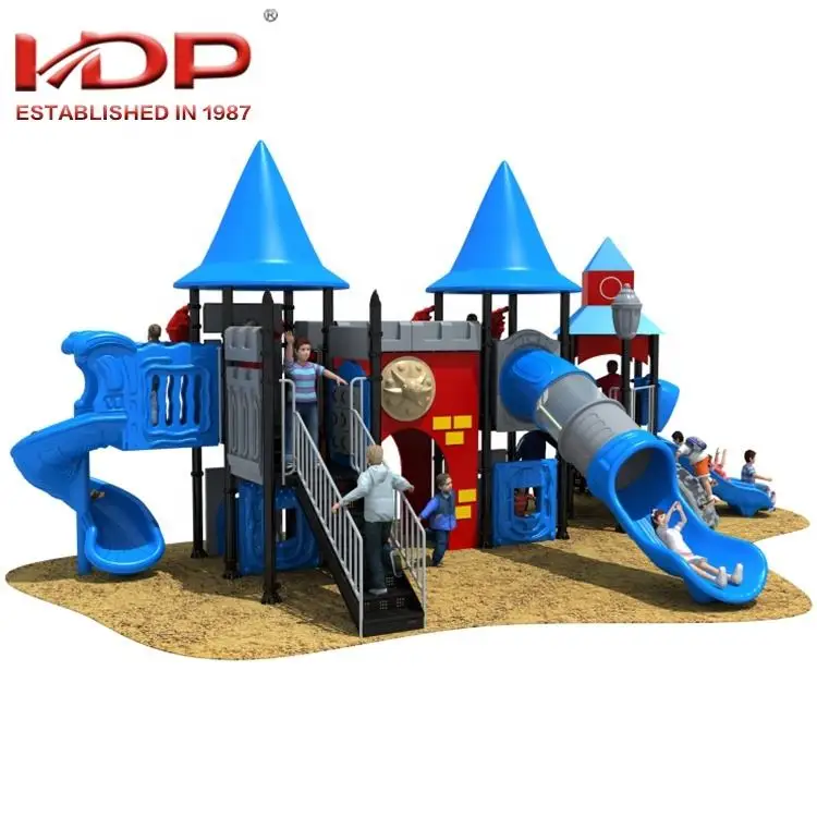 High Quality Large Outdoor Children Playground Building Equipment Slides