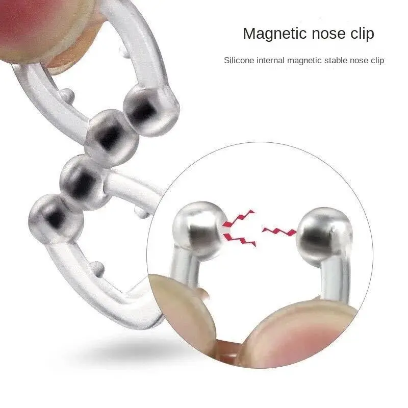 Magnetic Anti Snore Device Stop Snoring Nose Clip Easy Breathe Improve Sleeping Aid Apnea Guard Night Device With Case 1/2/4/6PC