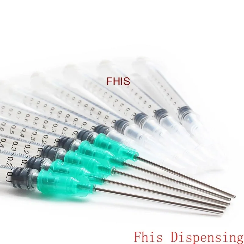 1ml Syringe with 18G 1.5'' Blunt Needle and Plastic Needle with Matching Cap Pack of 10