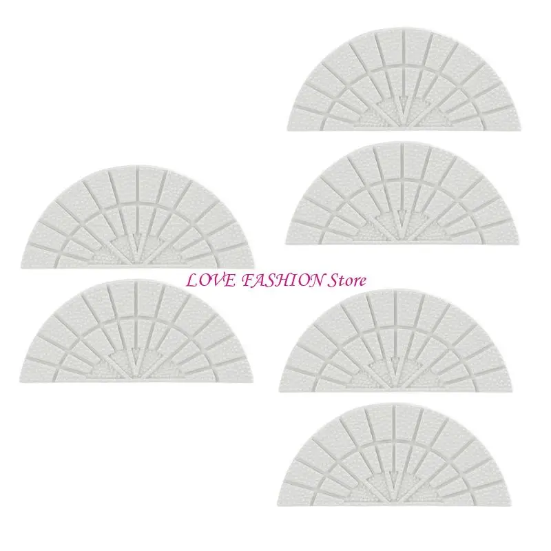 

Slip Resistant Shoe Grip Pad Waving Textured Shoe Cushion Pad for Adult Kid Y166