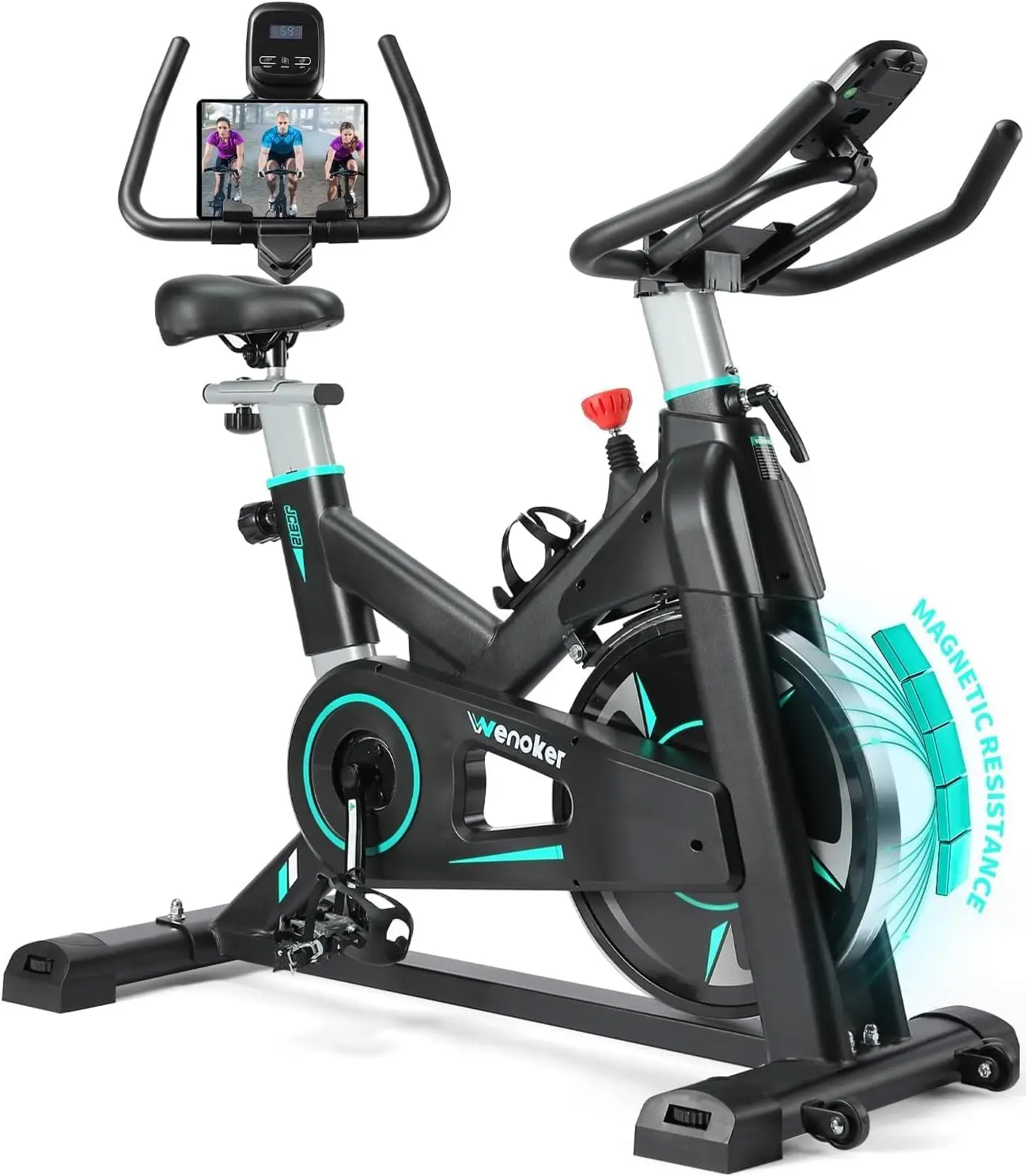 [2024 Updated] Wenoker Magnetic Resistance Exercise Bike bicycle Indoor Fitness Bike Exercise Cardio Training Fi