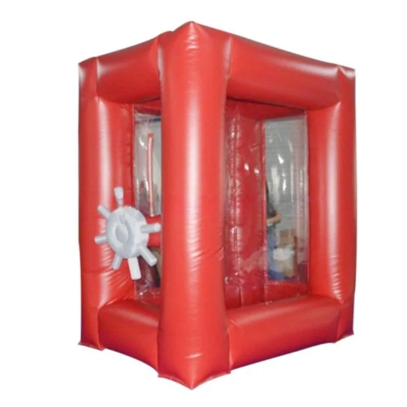 Inflatables Booth Inflatable Cash Cube Money Machine Money Wing Tunnel