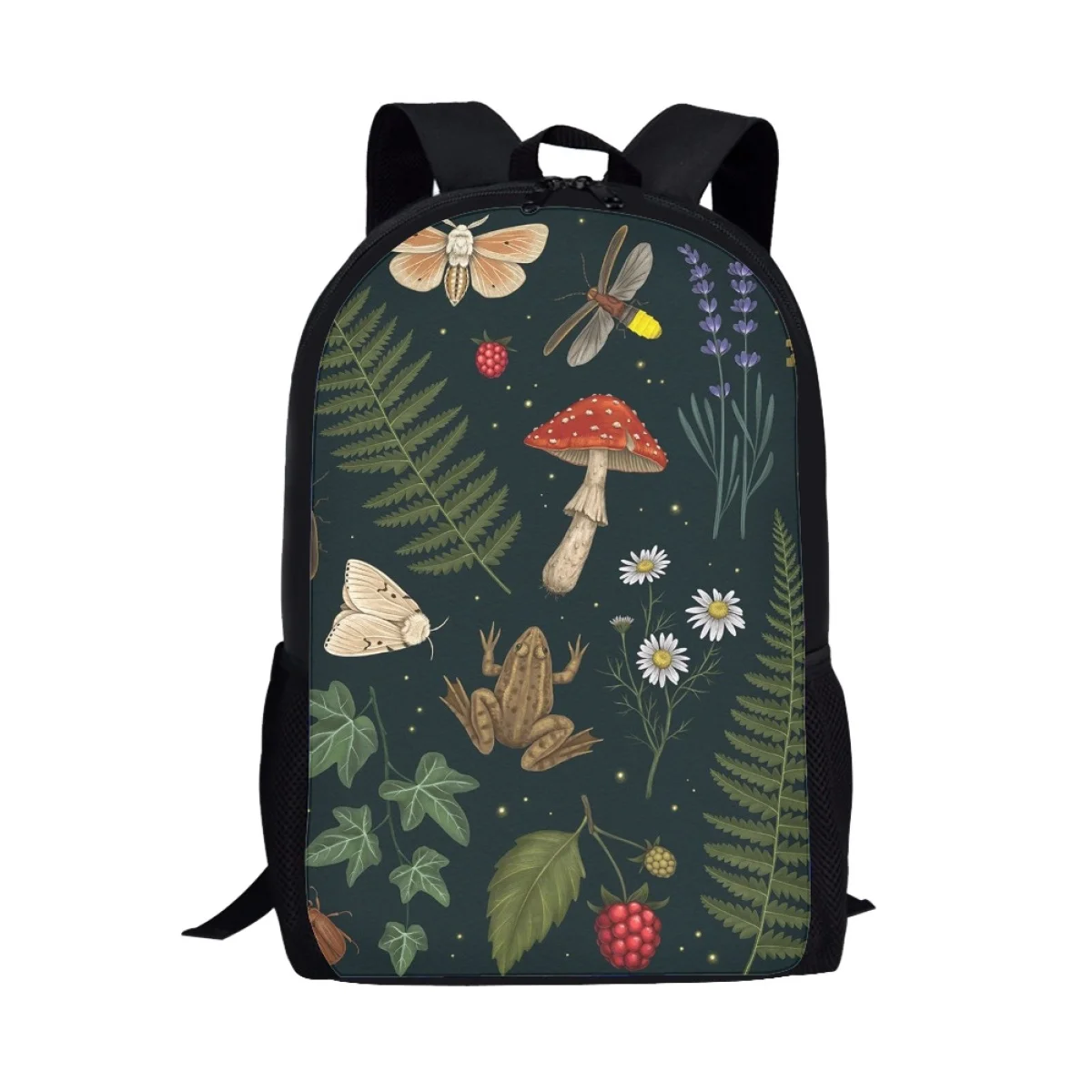 Mochila para mujer con estampado 3D de setas, mochila para adolescentes y niñas, mochila para ordenador portátil, bolsas de libros informales, mochila para estudiantes universitarios