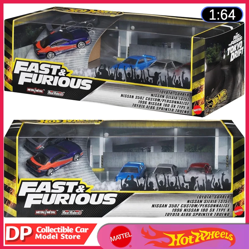 

New Hot Wheels Premium Fast & Furious Tokyo Drift Bundle 5 1:64 Scale Die-Cast Vehicles The Fast Movie Collectable Toy Cars