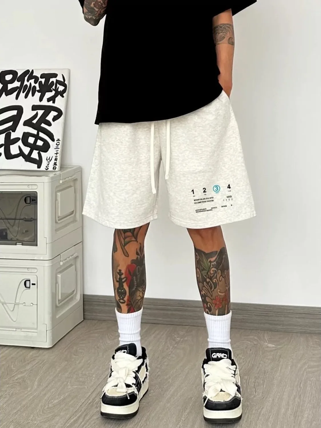 

plus Size Baskeall orts for Men Ice Silk Qui Dry Casual Pants Loose Fit Summer Youth Active Sle Straight Leg Elastic ...