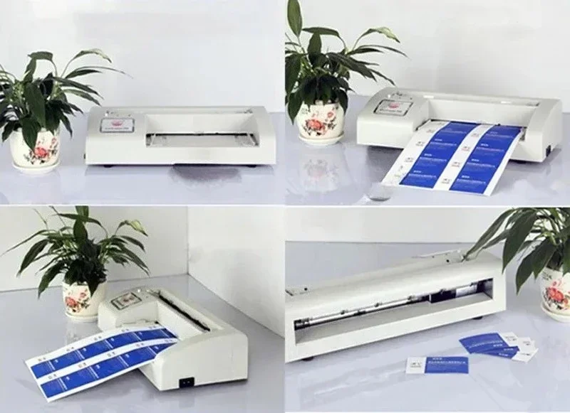 Electric Business Card Cutter 300B Automatic Paper Slitter A4 Letter Size 220V DIY Card Making Machine
