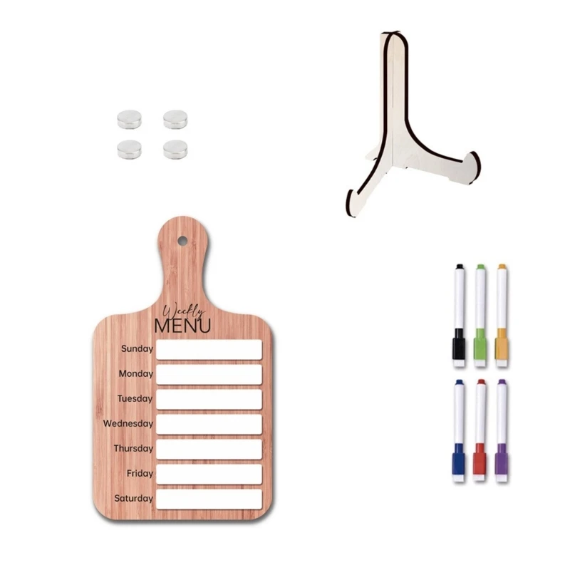 E9LB Fridge Whiteboard To-do-list Board for Fridge Grocery Shopping List