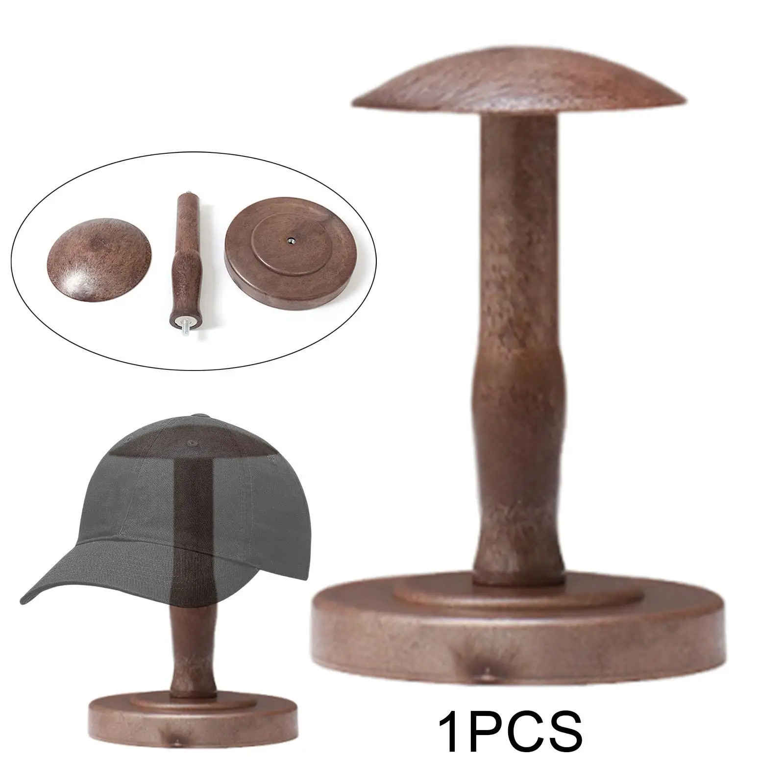 

Wig Stand Hat Stand Organizer Jewelry Display Hair Hairpieces Stand Rack Adjustable Height for Salon Home Clothing Store Shop