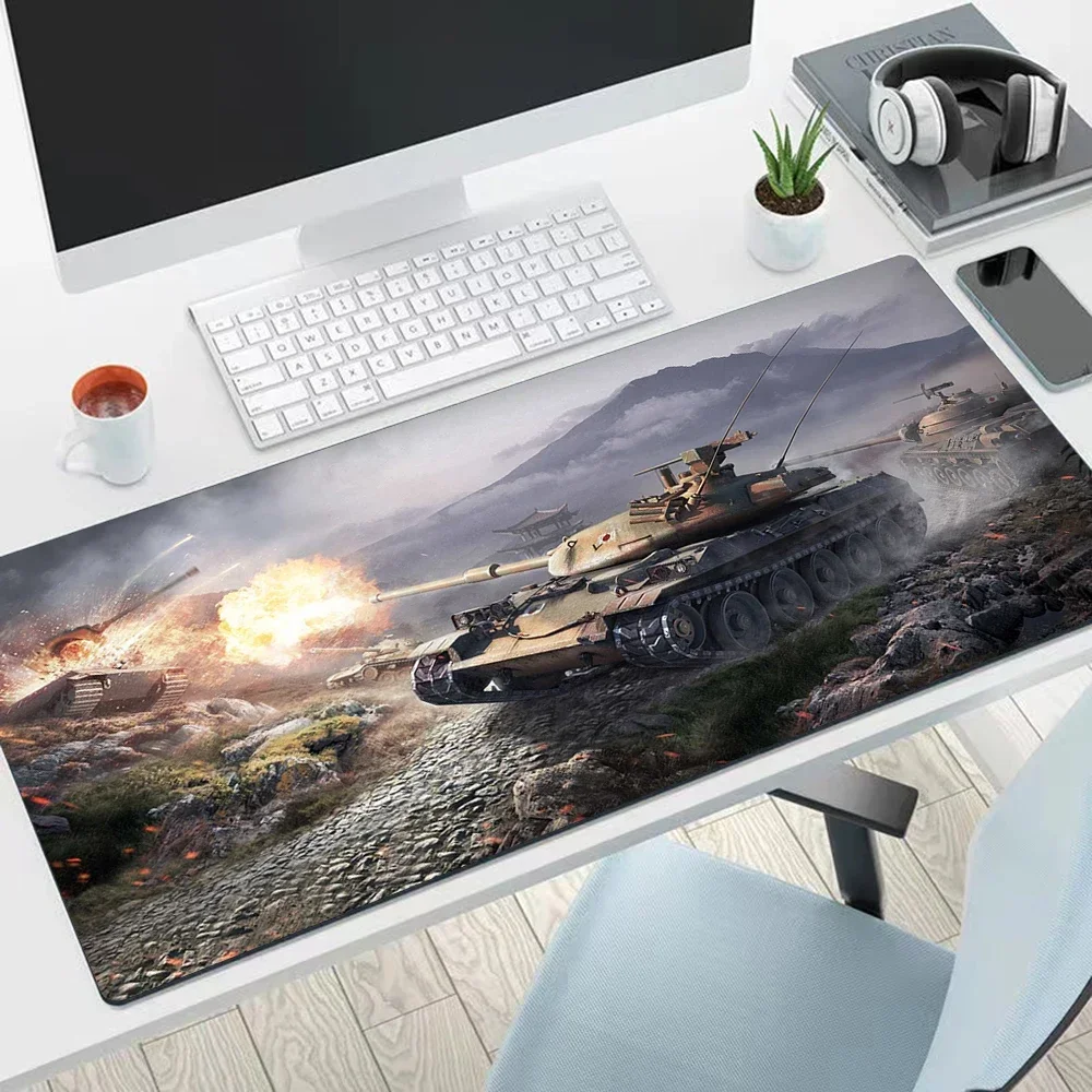 World Of Tanks Large Mouse Pad PC Computer Game MousePads Desk Keyboard Mats Rubber Anti-slip Mouse Mice Mat 40x90 30x80 CM