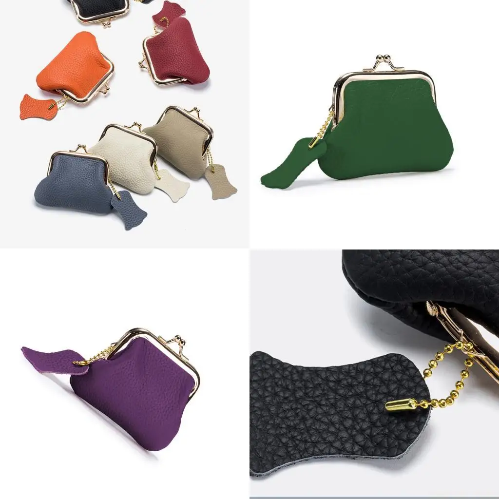 

X90d Прекрасные кошельки смените кошелек с поцелуем, ключ, кожаная монета, кожа монета для женщины