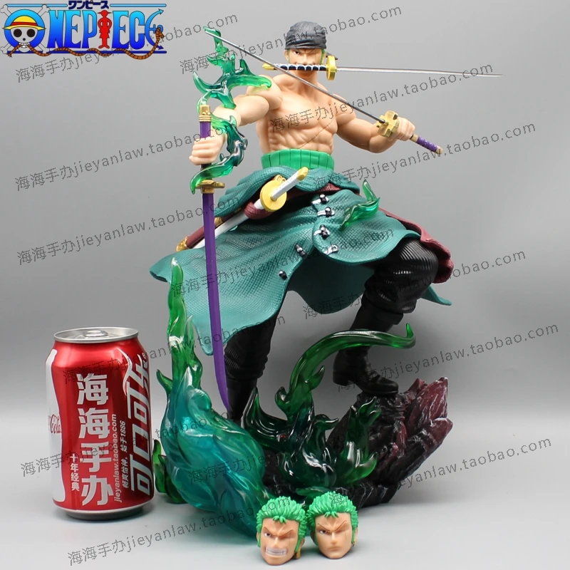 

One Piece Anime Figures New One Piece 13 Zoro Gk Roronoa Zoro Action Figures Pvc Birthday Ornamen Gifts Collection Model Toys