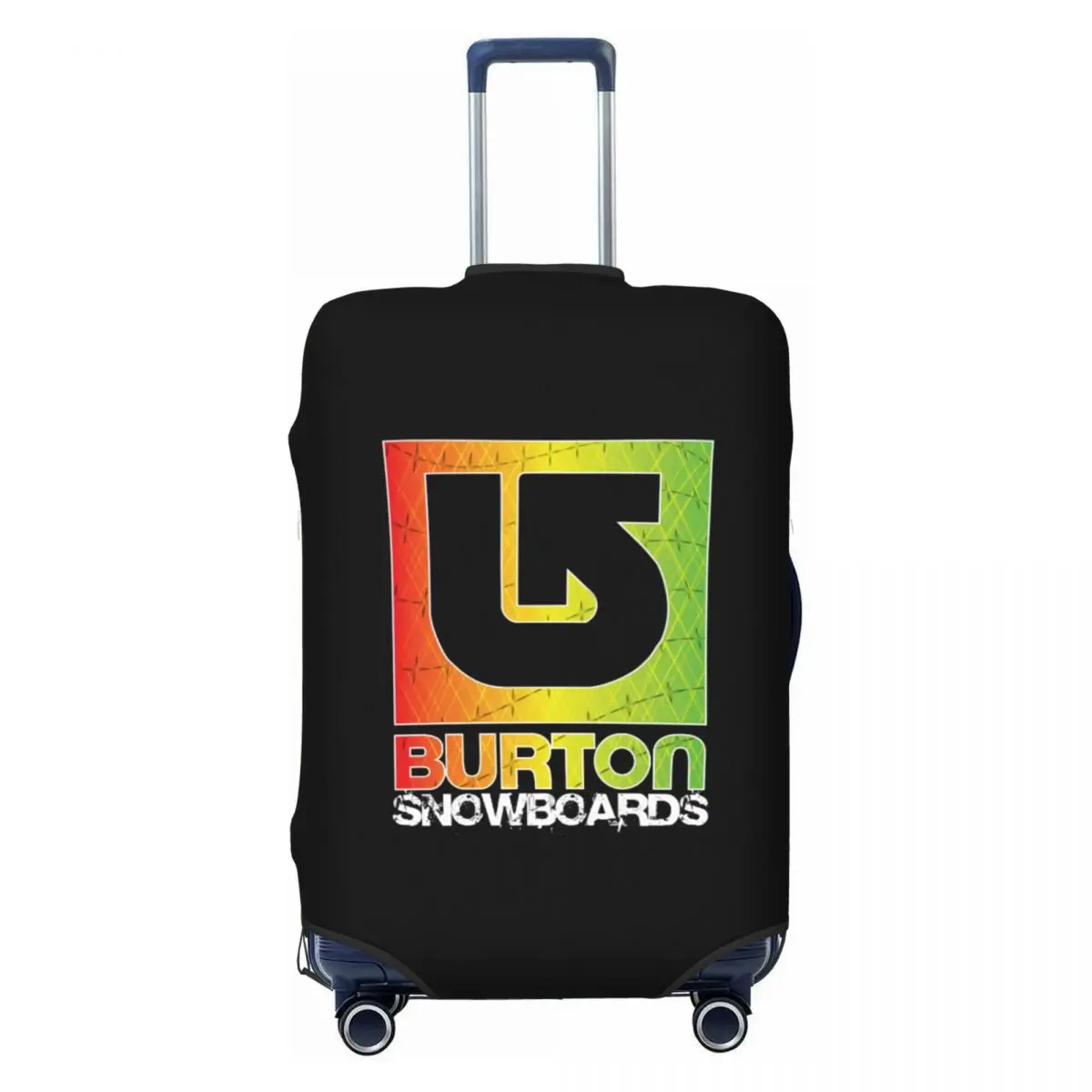 

Burtons Arrow Logo Snowboards Luggage Cover Elastic Travel Suitcase Protective Covers Suit For 18-32 inch
