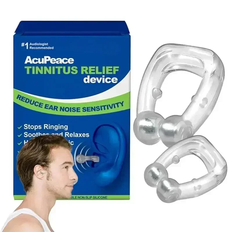 Tinnitus Relief Ear Clip Portable Anti Tinnitus Ear Cuff Earss Ringing Stopper Calming Ears Tool Ear Pressure Tinnitus Relief