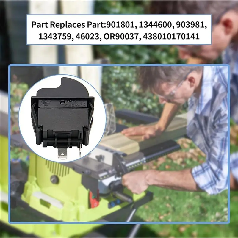A84E-2X SW7B On-Off Toggle Switch 2 Prong For Delta/Ryobi Table Saws Drill Press For Delta 489105-00 46023 Switch