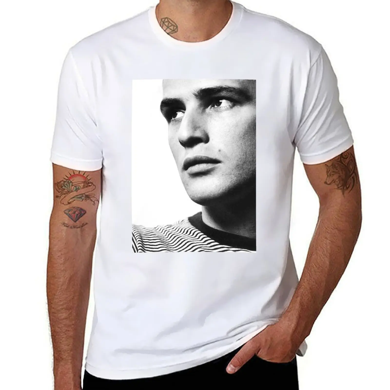 

Marlon Brando T-Shirt t shirts with prints man t shirts high quality luxury brand man t shirt summer T-shirt